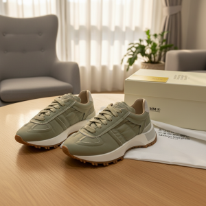 MM6 Maison Margiela Retro Beige Sneakers Shoes