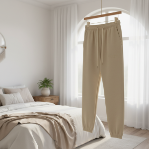 Essentials Beige Sweatpants Men Women Casual Joggers