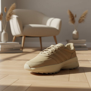 Fear of God FOG Beige Suede Casual Sneakers