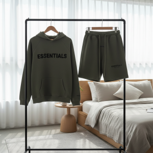 Essentials Oversized Hoodie and Shorts Set