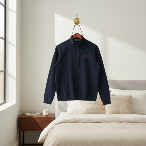 Ralph Lauren Polo Half Zip Navy Sweater Men