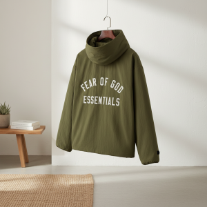 Essentials Fear of God Khaki Pullover Hoodie