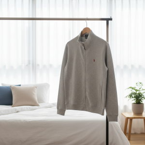 Ralph Lauren Grey Full Zip Sweatshirt Jacket