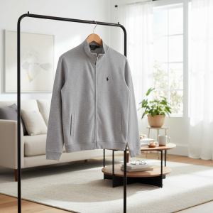 Ralph Lauren Grey Full Zip Track Jacket