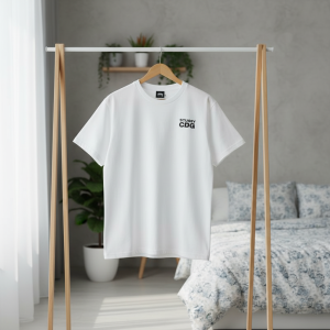 Stussy CDG White Graphic Short Sleeve T-Shirt